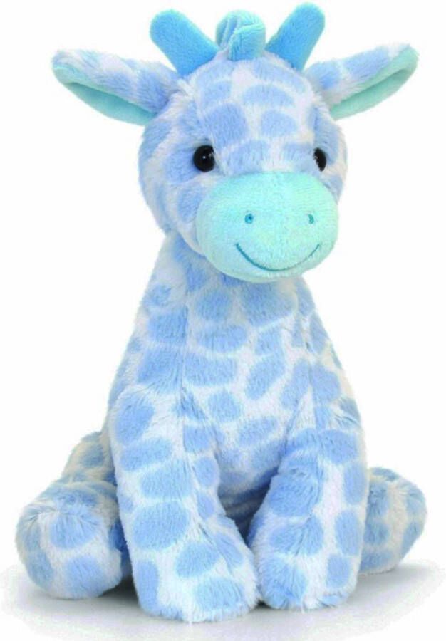 Pluche Knuffel Giraffe (Blauw) 30 cm {Giraf Plush Toy | Speelgoed Knuffeldier Knuffelpop voor kinderen baby jongens meisje | Dierenknuffel Dieren Dierentuin Dier}