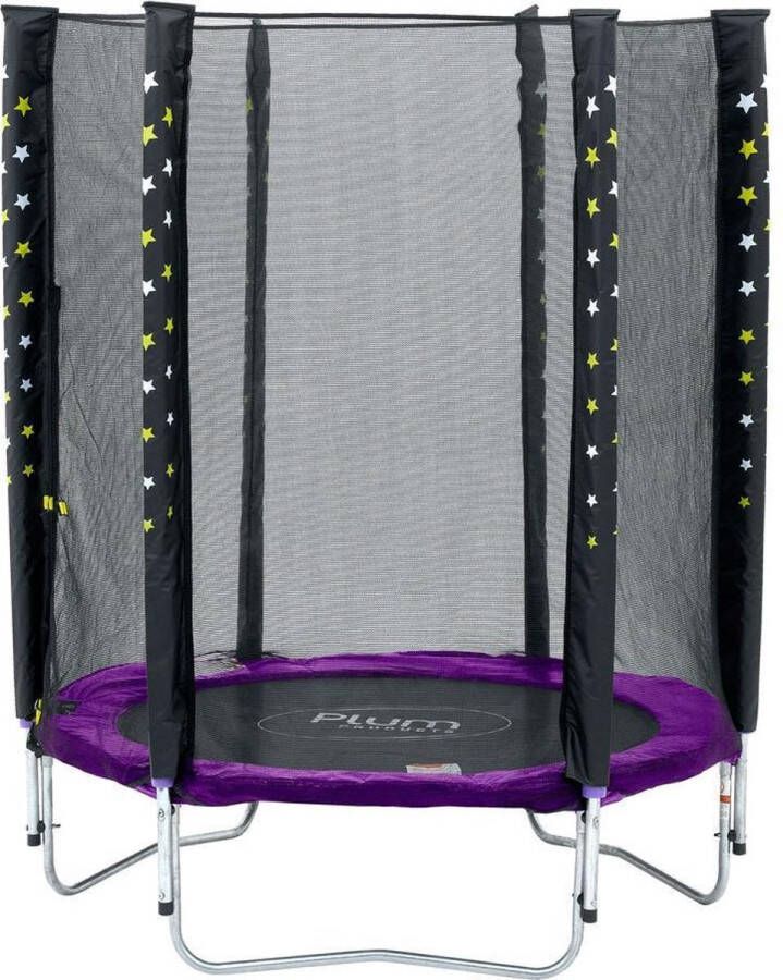 Plum Stardust Trampoline met Veiligheidsnet 140 cm Paars