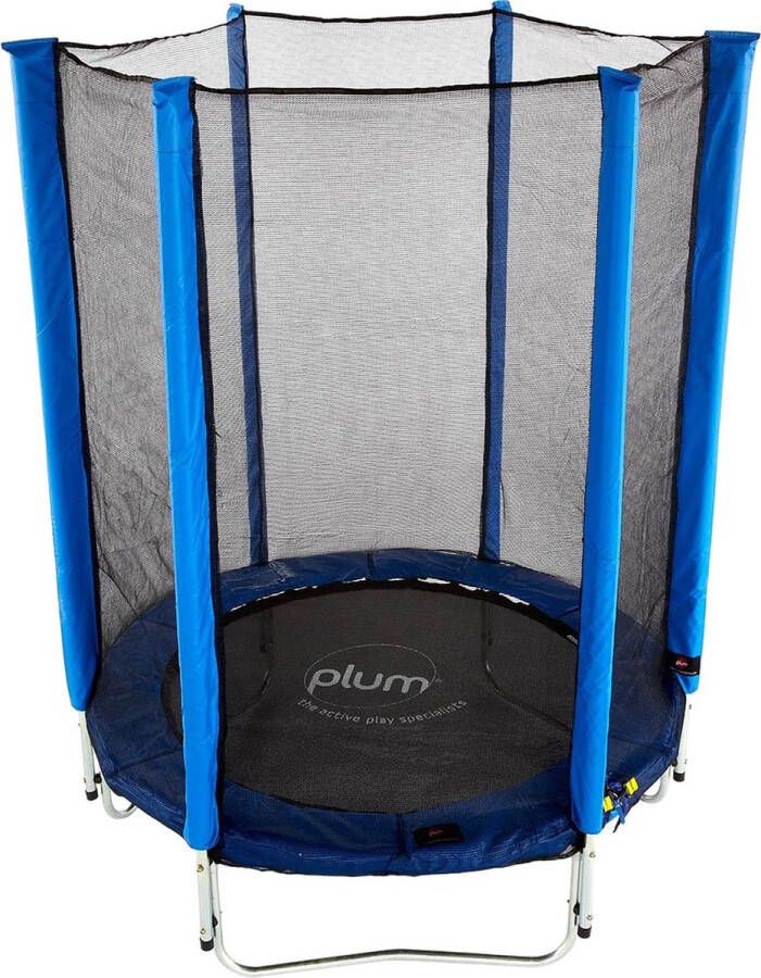 Plum trampoline Junior met veiligheidsnet blauw 4ft