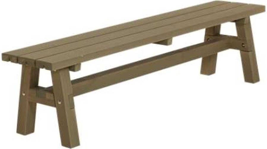 Plus Danmark Bank vuren | Country gegrond grijsbruin 37 x 177 x 46 cm
