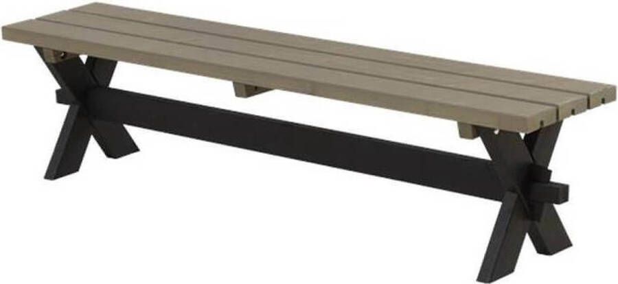 Plus Danmark Bank vuren geimpregneerd | Nostalgi zwart en grijsbruin 38 x 177 x 44 cm