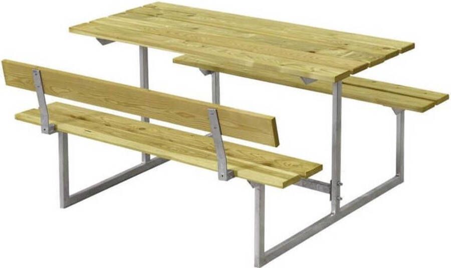 Plus Danmark Kinderpicknicktafel vuren geimpregneerd | Basic met 1 rugleuning