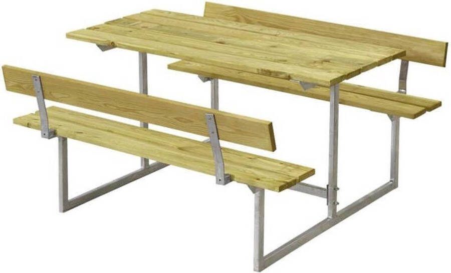 Plus Danmark Kinderpicknicktafel vuren geimpregneerd Basic met 2 rugleuningen