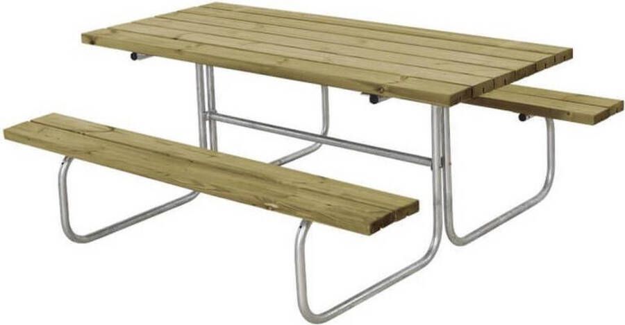 Plus Danmark Picknicktafel vuren geimpregneerd Classic 155 x 177 x 73 cm