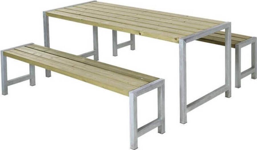 Plus Danmark Planken tuinset vuren geimpregneerd | Plankesaet 77 x 186 x 72 cm