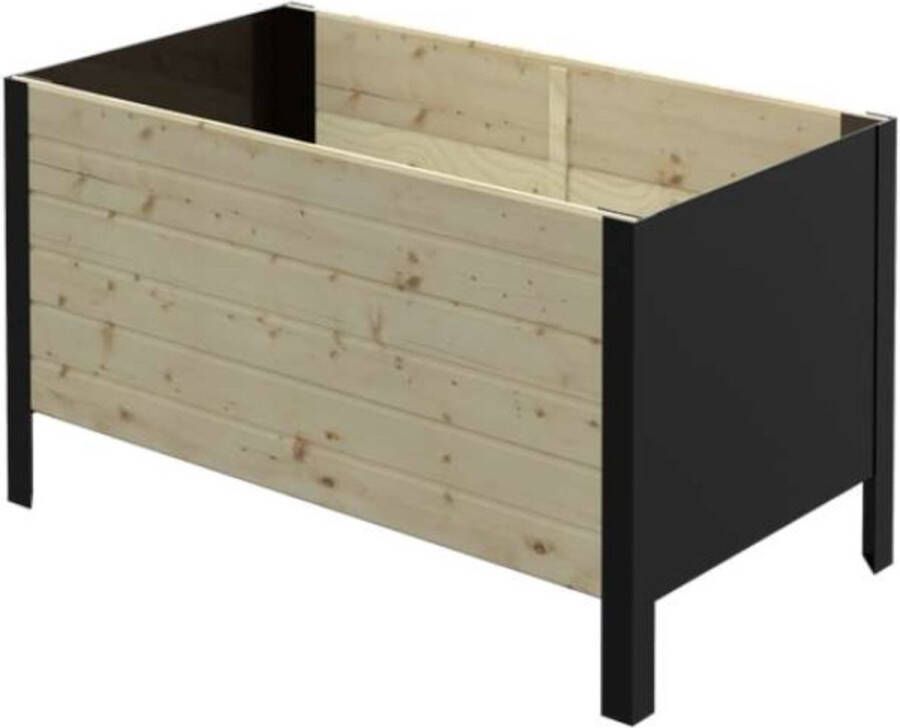 Plus Danmark Plantenbak vuren onbehandeld rechthoek 46 x 83 x 47 cm