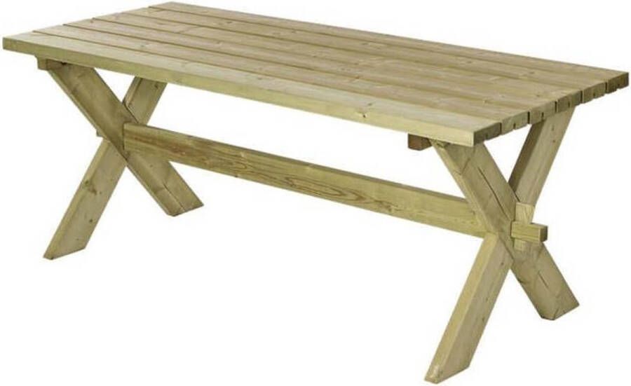 Plus Danmark Tafel vuren geimpregneerd | Nostalgi 76 x 177 x 72 cm
