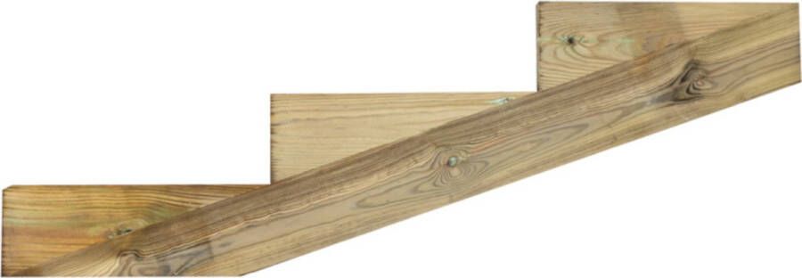 Plus Danmark Tuintrap lui vuren geimpregneerd Trapbalk 3 treden