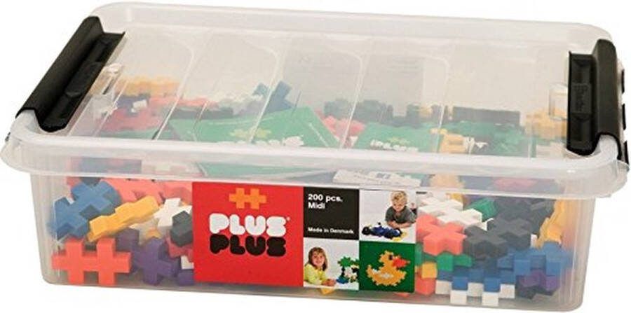 Plus-Plus BIG Basic Education Mix Constructiespeelgoed Set Met Bouwstenen 200 Delige Bouwset Bouwspeelgoed Vanaf 3 Jaar