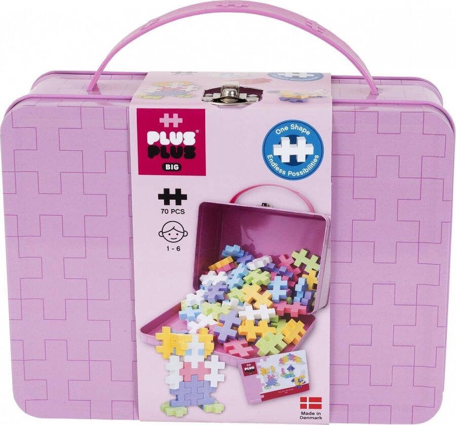 Plusplus Plus-Plus BIG opbergbox pastel: 70 stuks (3275)
