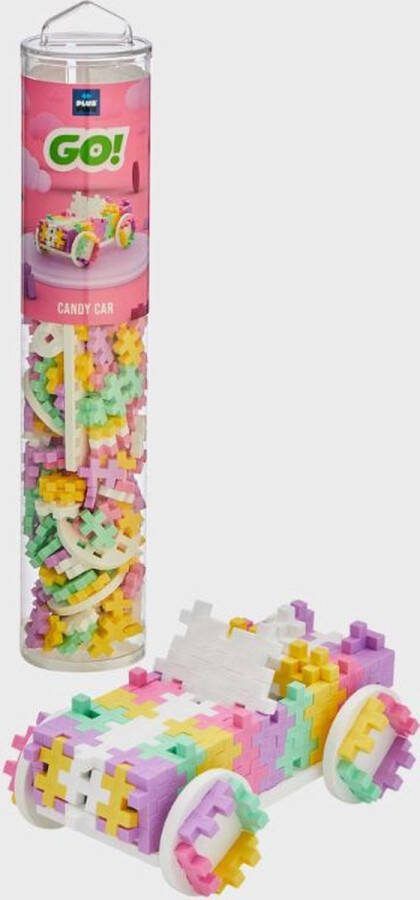 Plus-Plus Color Cars Candy Tube Constructiespeelgoed Set Met Bouwstenen 200 Delige Bouwset Bouwspeelgoed Vanaf 3 Jaar