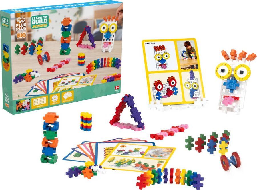 Plus-Plus Learn To Build Activity Set Constructiespeelgoed Set Met Bouwstenen 130 Delige Bouwset Bouwspeelgoed Vanaf 2 Jaar