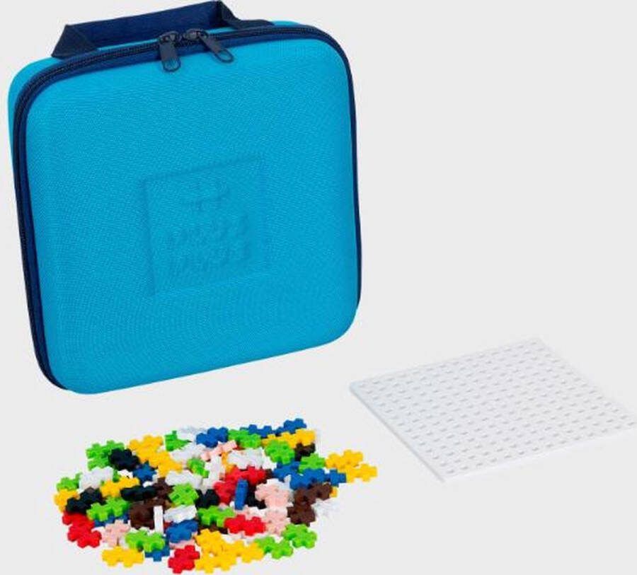 Plus-Plus Travel Case Constructiespeelgoed Set Met Bouwstenen 100 Delige Bouwset Bouwspeelgoed Neon Kleur Vanaf 3 Jaar
