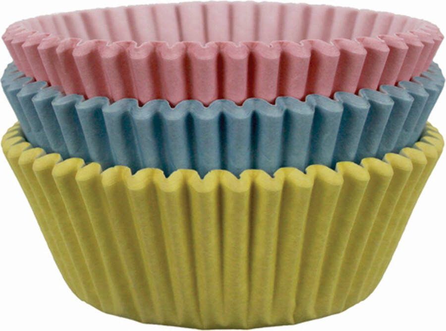 PME Cupcake Vormpjes Papier Pastel Kleuren pk 60 Baking Cups