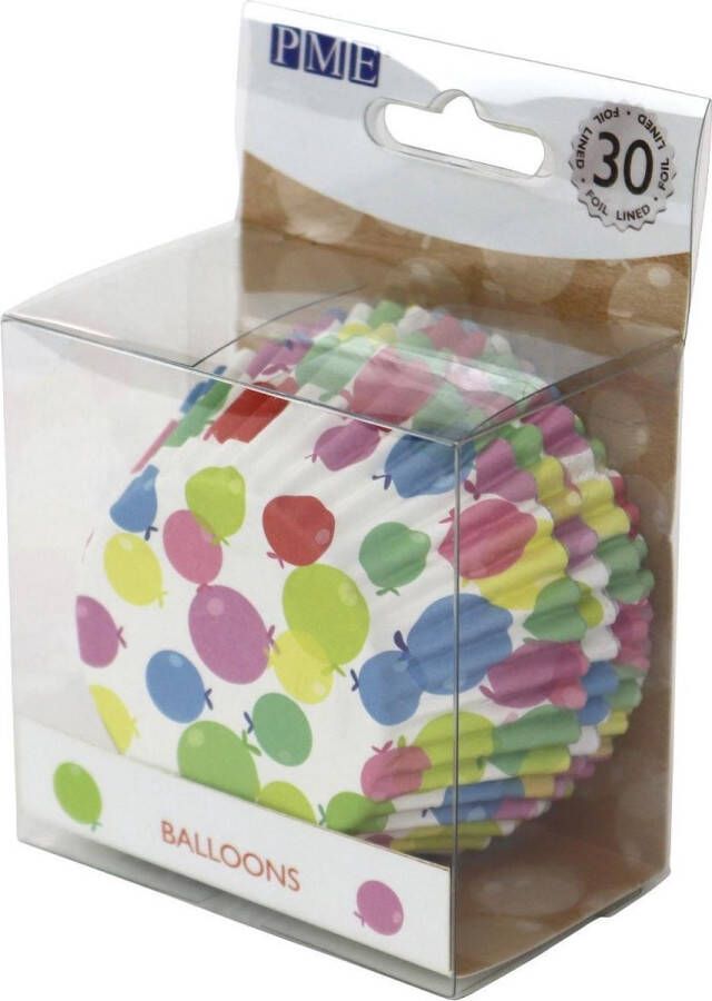 PME Cupcakevormpjes Ballonnen pk 30