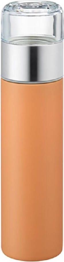 PO: Selected Company Limited Po Thermofles inclusief theefilter 240 ML -Light Orange