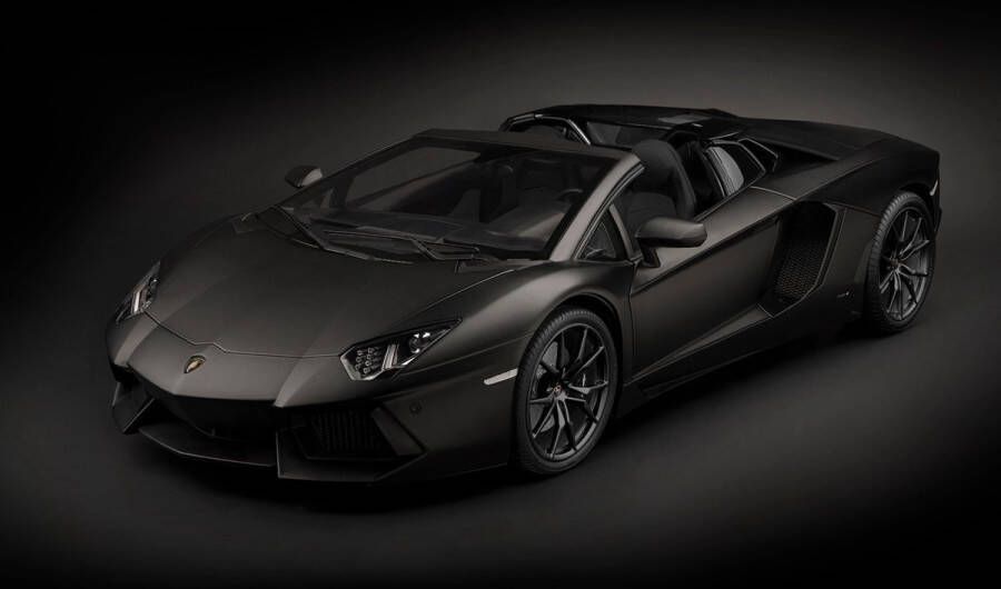Pocher 1:8 HK121F Lamborghini Aventador LP 700-4 Roadster Nero Nemesis Metalen Modelbouwpakket
