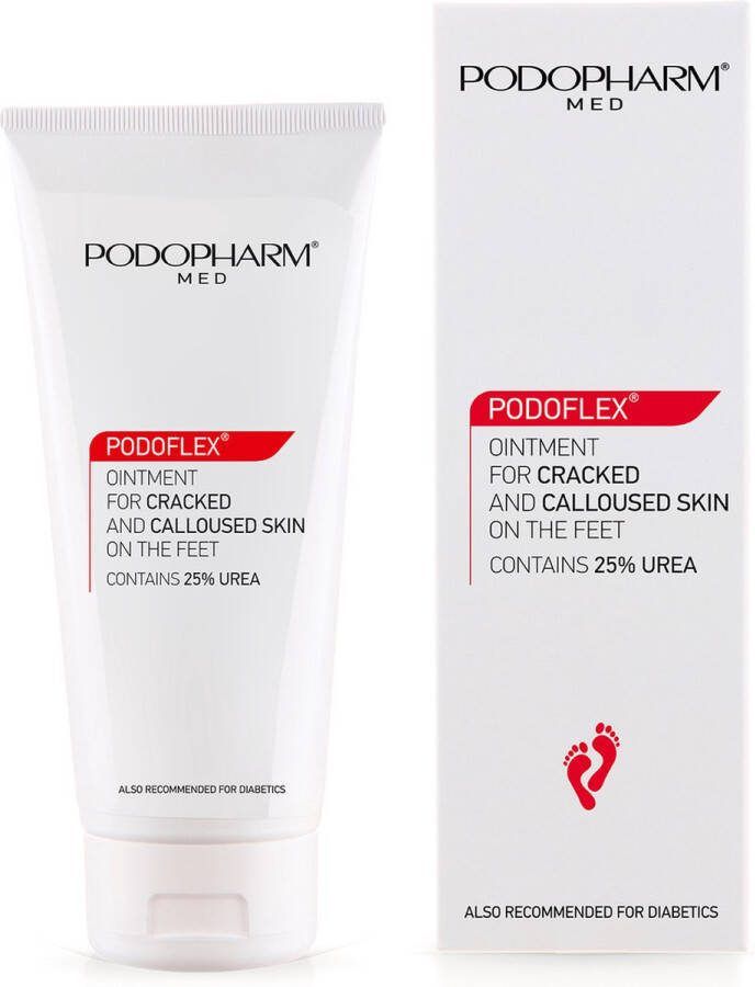 Podopharm Hand & Voetverzorging Voetzalf met 25% ureum bij veel eelt en kloven tegen zeer droge voeten