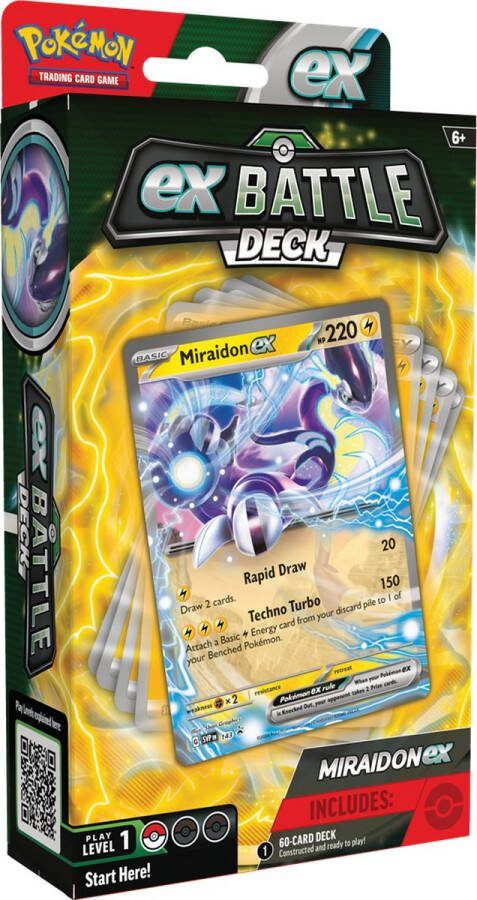 Pokémon Battle Decks Miraidon ex Trading Cards Kaarten