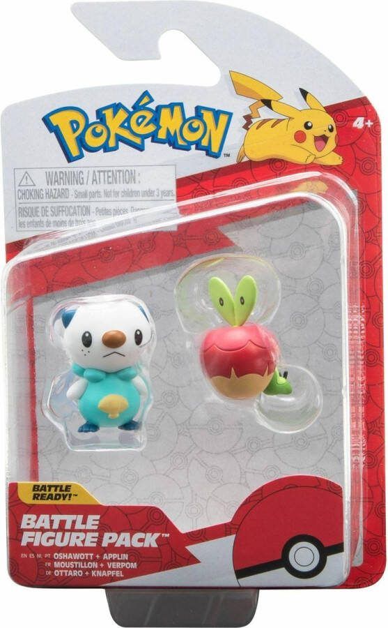 Pokémon Battle Figure Pack Applin & Oshawott