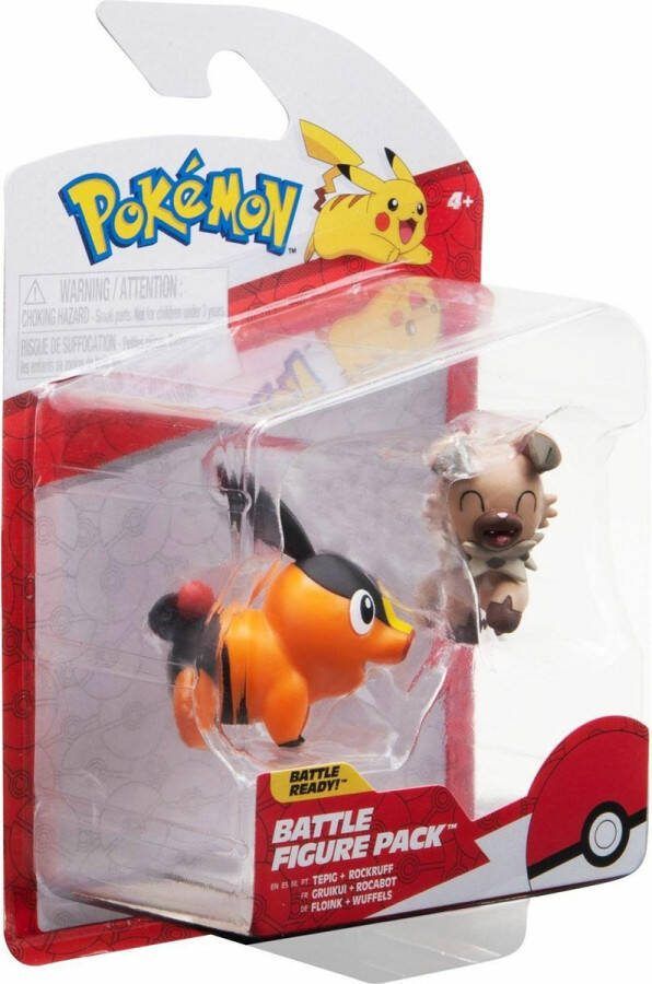 Pokémon Battle Figure Pack Tepig & Rockruff