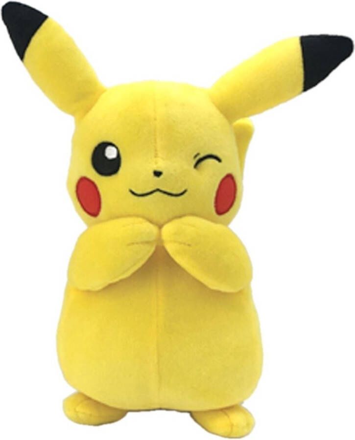 Pokémon Boti Pikachu met knipoog Knuffel 20 cm Pokemon Knuffel