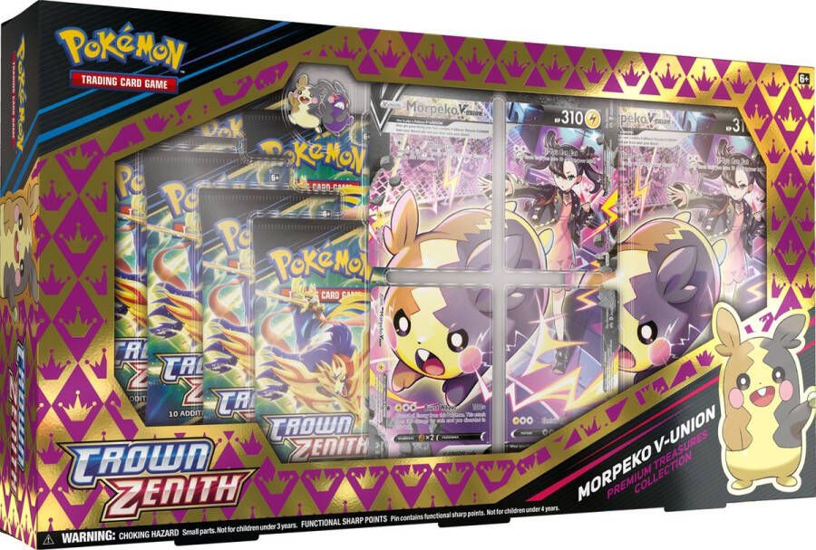 Pokémon Crown Zenith Morpeko V-Union Premium Collection Kaarten