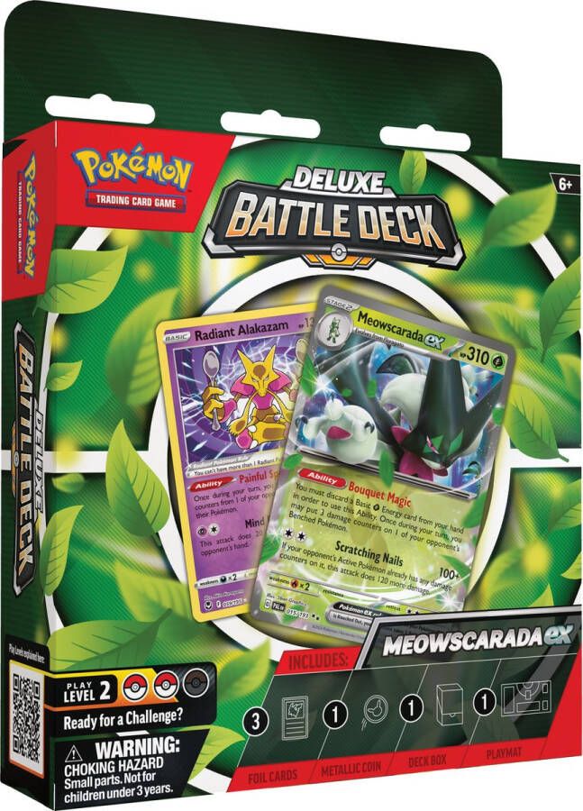 Pokémon Deluxe Battle Deck Meowscarada- Kaarten