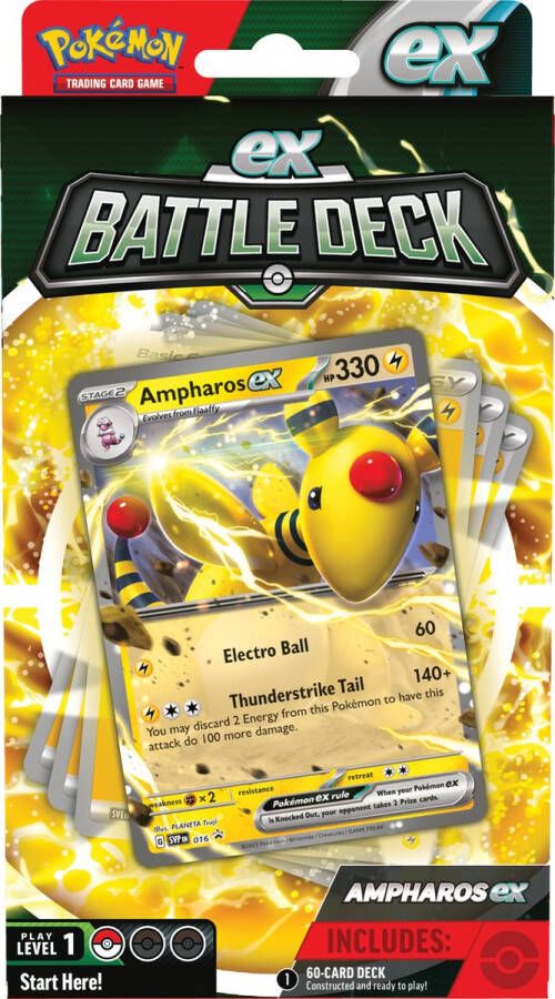 Pokémon ex Battle Deck Ampharos trading card