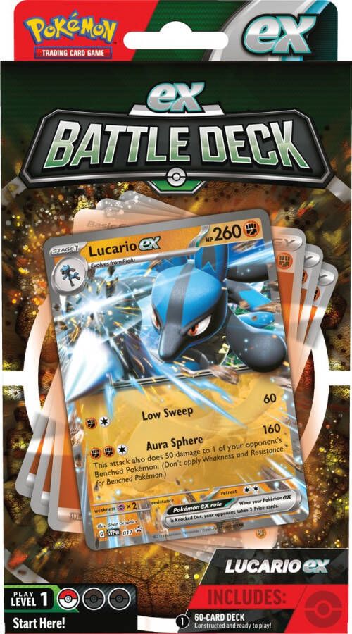 Pokémon ex Battle Deck Lucario trading card