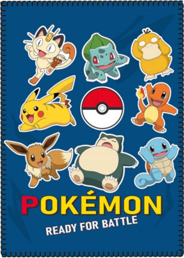 Pokémon Fleecedeken Battle 100 x 140 cm Polyester