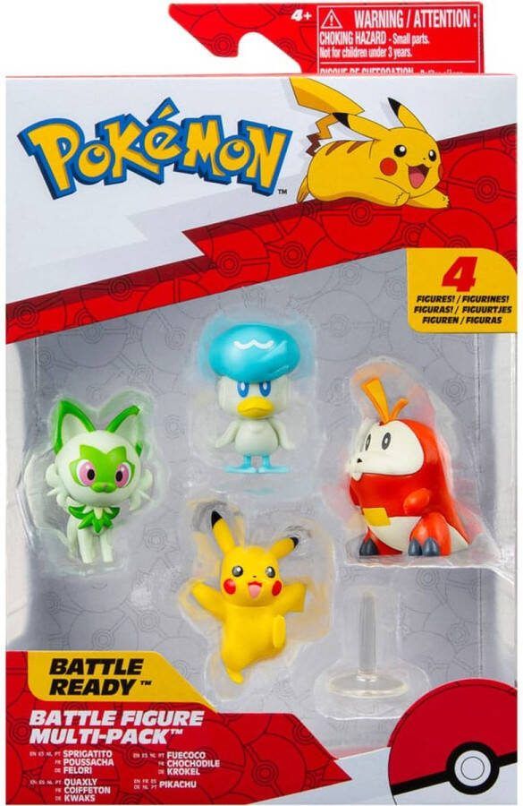 Pokémon Gen IX Battle Figure Set Figure 4-Pack