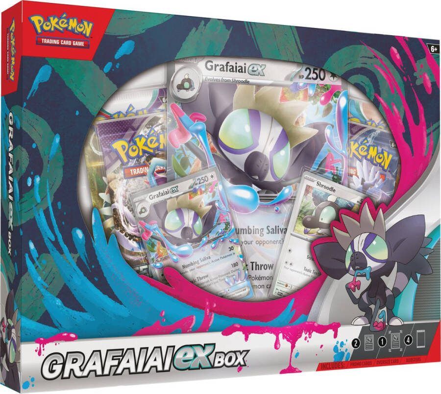 Pokémon Grafaiai ex Box Kaarten