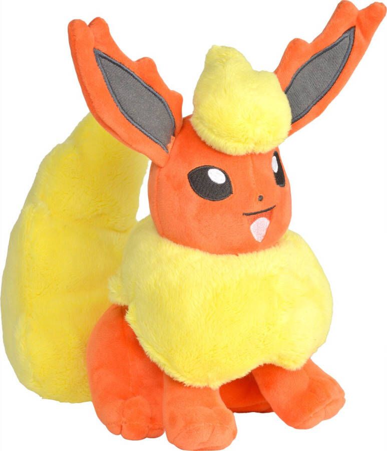 Pokémon knuffel Flareon junior 20 cm pluche oranje geel