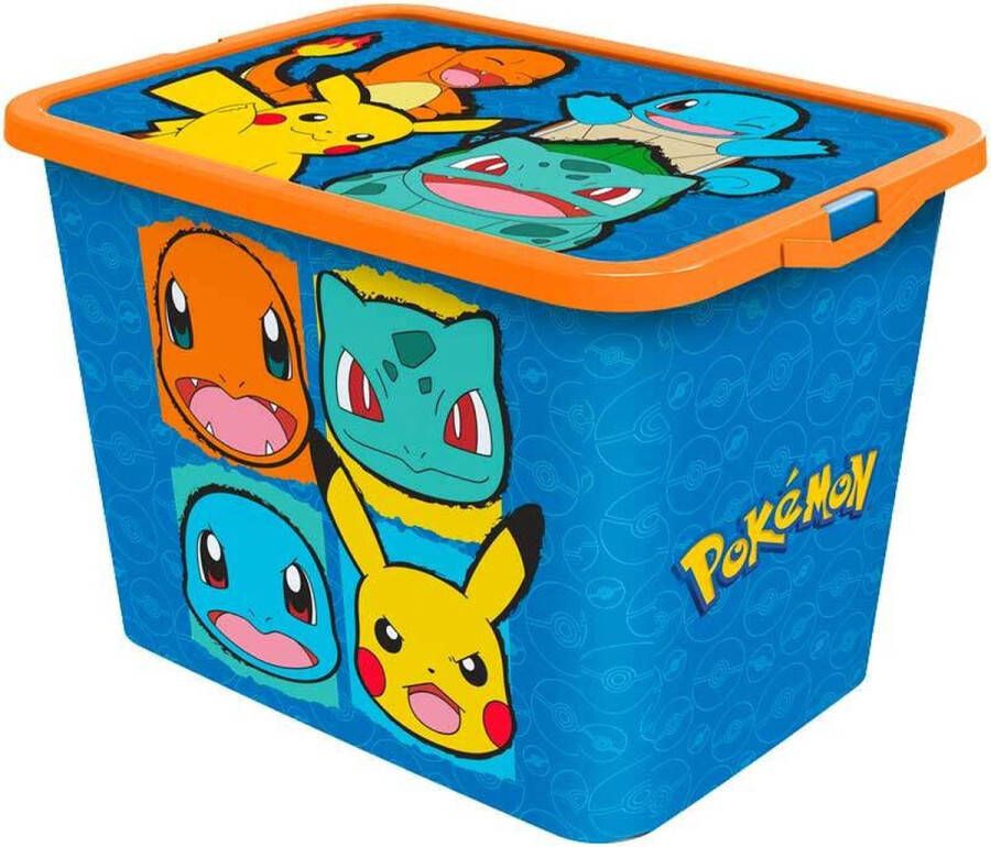 Pokémon Opbergbox Junior 23 Liter Blauw oranje