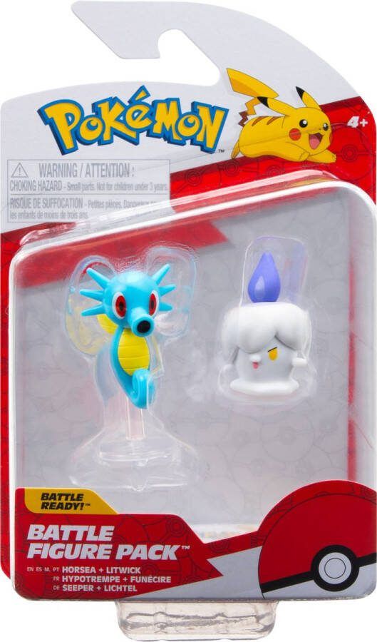 Pokémon Pokemon Battle Figure 2 Pack Horsea & Litwick