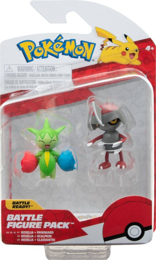 Pokémon Pokemon Battle Figure Pack Roselia & Pawniard