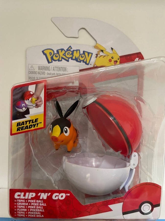 Pokémon Pokemon Clip 'N' Go Tepig + Poke ball