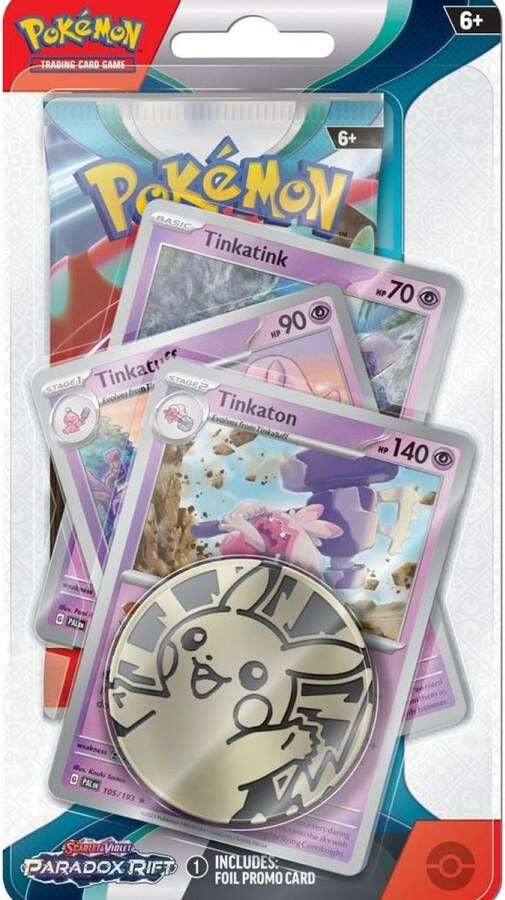 Pokémon Pokemon Scarlet & Violet Paradox Rift Premium Checklane Blister: Tinkaton