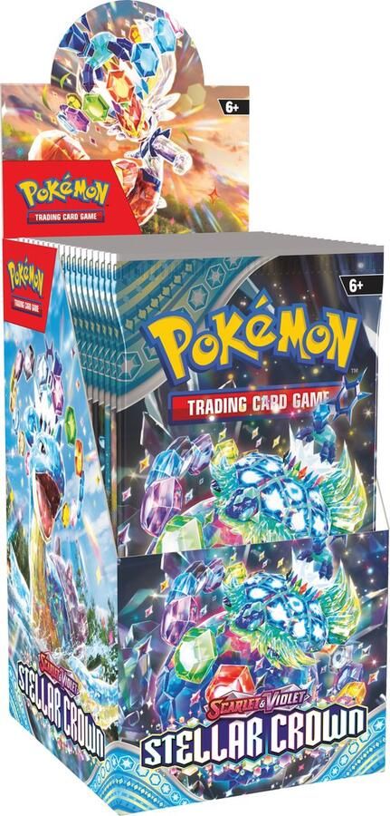 Pokémon Scarlet & Violet Stellar Crown Booster Display 18