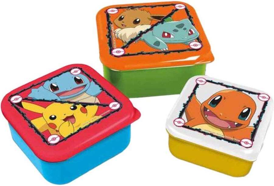 Pokémon Lunch Box 3 compartimenten