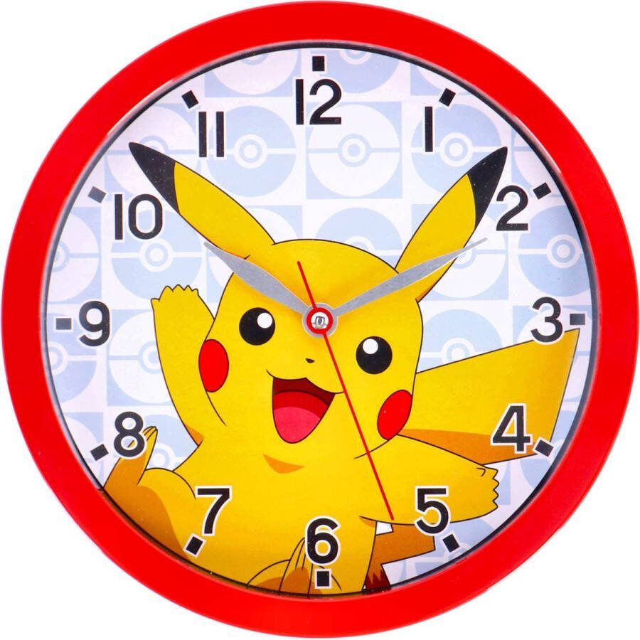 Pokémon Pokemon Wandklok: Pikachu