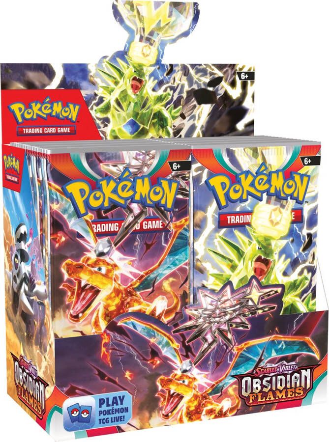 Pokémon Scarlet & Violet Obsidian Flames Booster Display 36 Booster Packs Kaarten