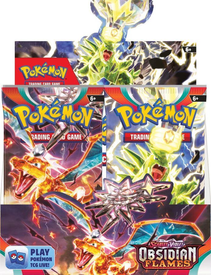 Pokémon Scarlet & Violet Obsidian Flames Booster Display 36 Booster Packs Kaarten
