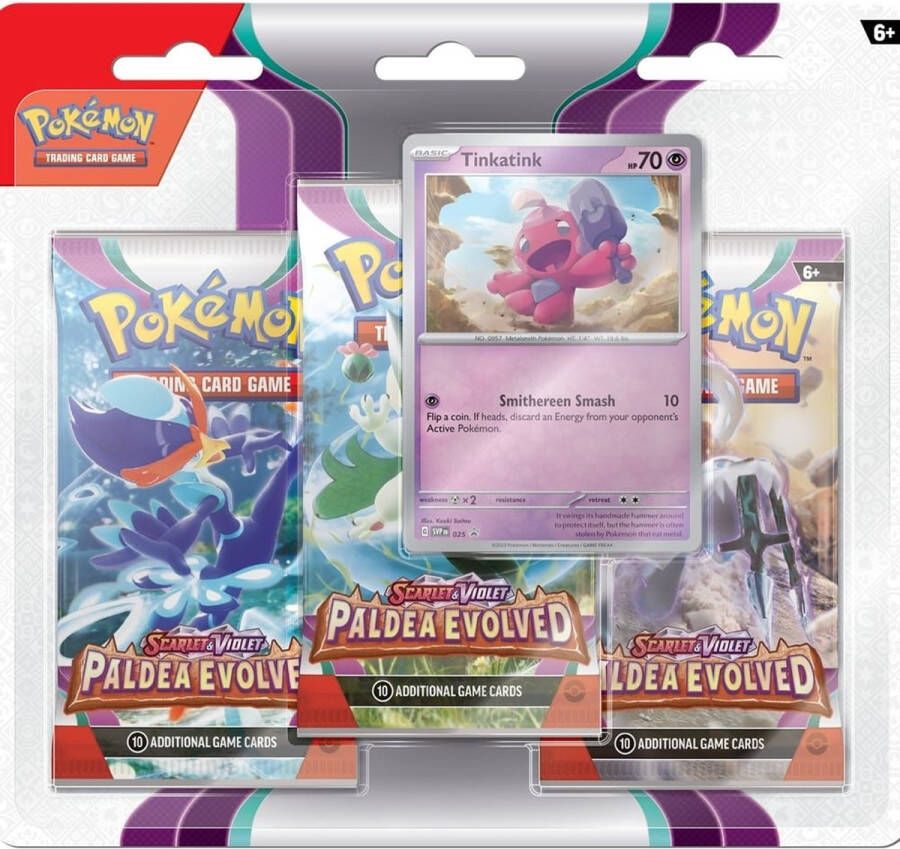 The Pokémon Company Pokémon Scarlet & Violet Paldea Evolved Blister (3 Boosters)