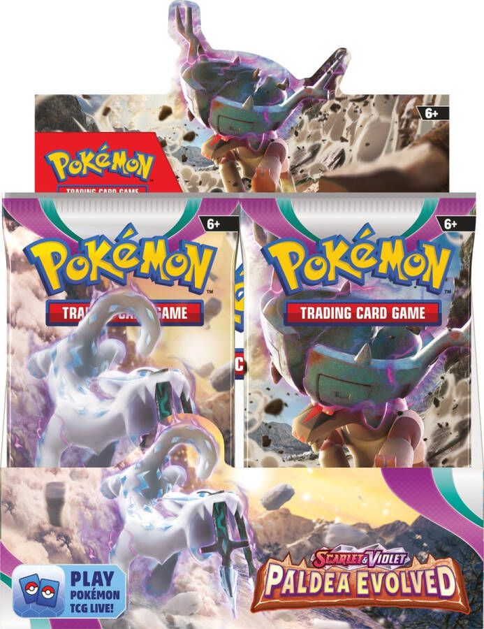 Pokémon Scarlet & Violet Paldea Evolved Booster Box Kaarten 36 boosters