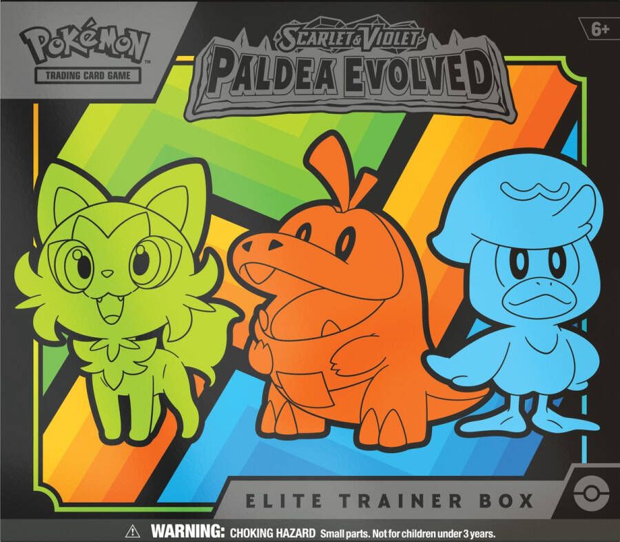 Pokémon Scarlet & Violet Paldea Evolved Elite Trainer Box trading card