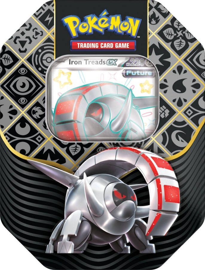 Pokémon Scarlet & Violet Paldean Fates ex Tin Iron Treads Kaarten