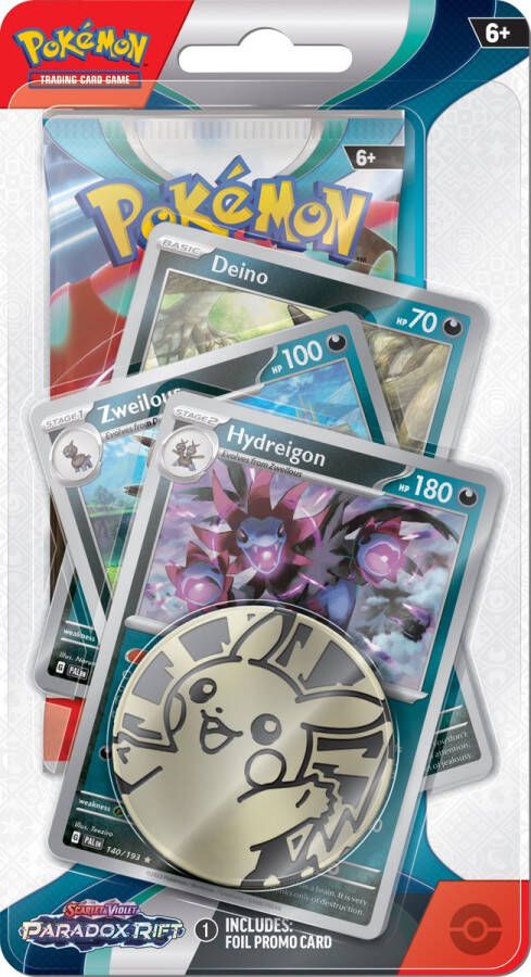 Pokémon Scarlet & Violet Paradox Rift Premium Checklane Hydreigon Kaarten