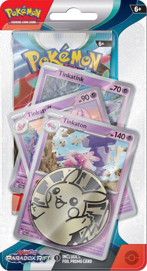 Pokémon Scarlet & Violet Paradox Rift Premium Checklane Tinkaton Kaarten